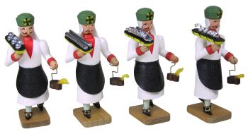 W. Werner Barockbergleute (4) Schmelzer mit Silberguss (W. Werner 2057) Barockbergleute: Schmelzer mit Silberguss